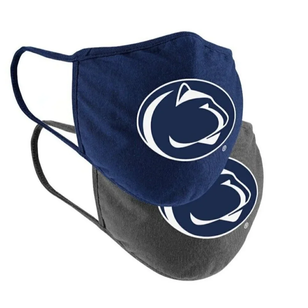 Colosseum NCAA Penn State Nittany Lions Licensed Face Covering 2 Pack Reusable